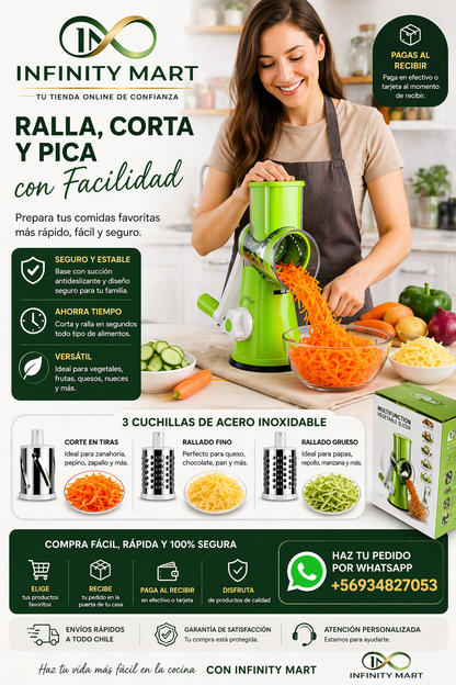 CORTADOR DE VERDURAS MULTIFUNCIONAL
